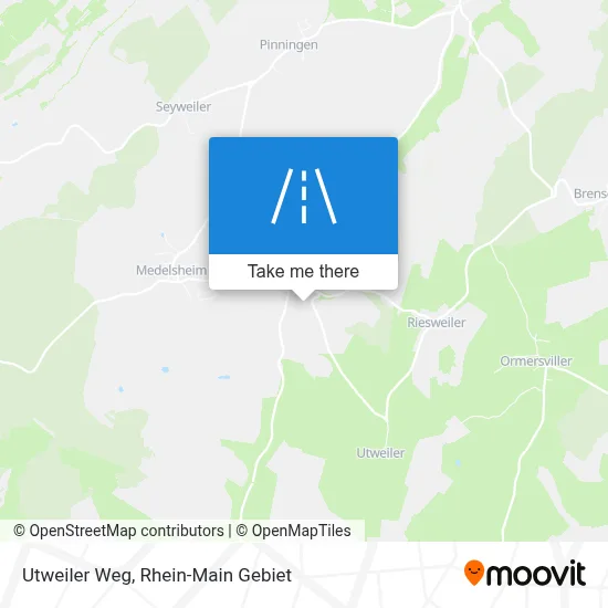 Utweiler Weg map