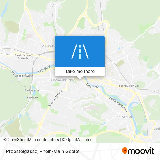 Probsteigasse map