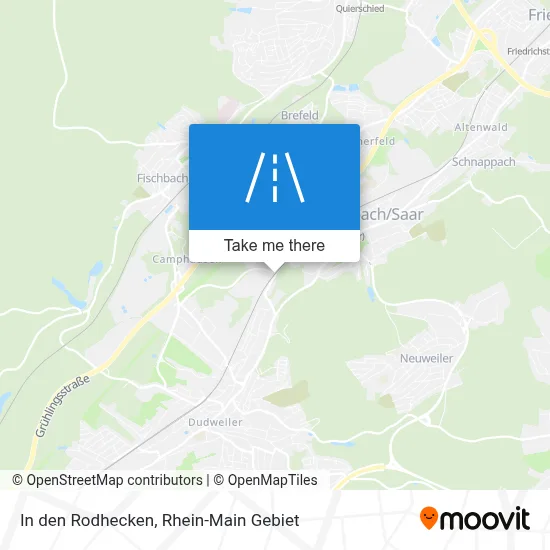 In den Rodhecken map