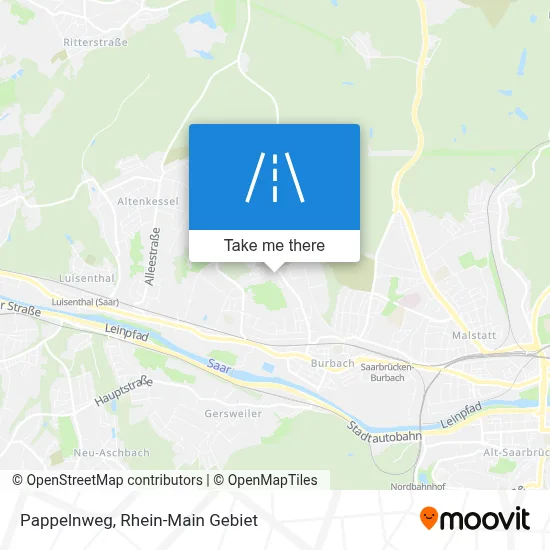 Pappelnweg map