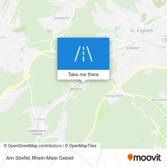 Am Stiefel map