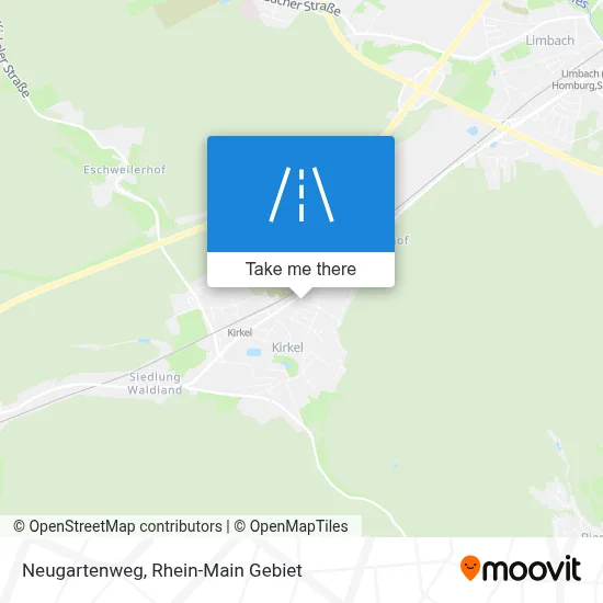 Neugartenweg map