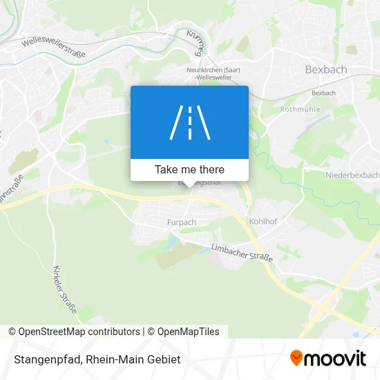 Stangenpfad map