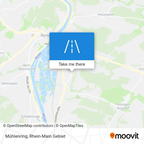 Mühlenring map