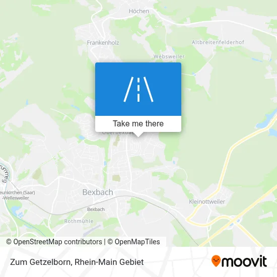 Zum Getzelborn map