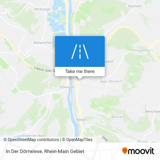 In Der Dörrwiese map