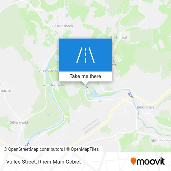 Rue De La Vallée map