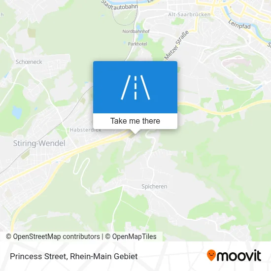 Rue De La Princesse map