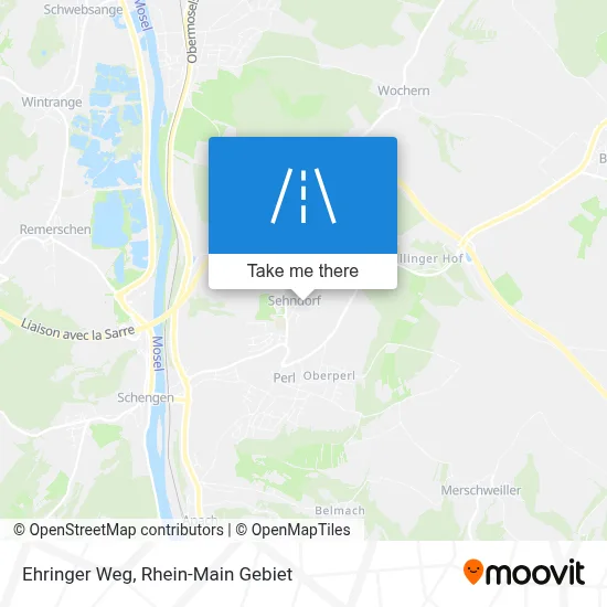 Ehringer Weg map