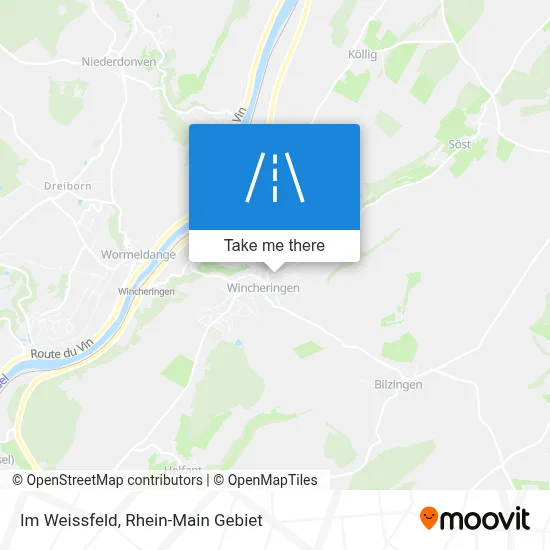 Im Weissfeld map