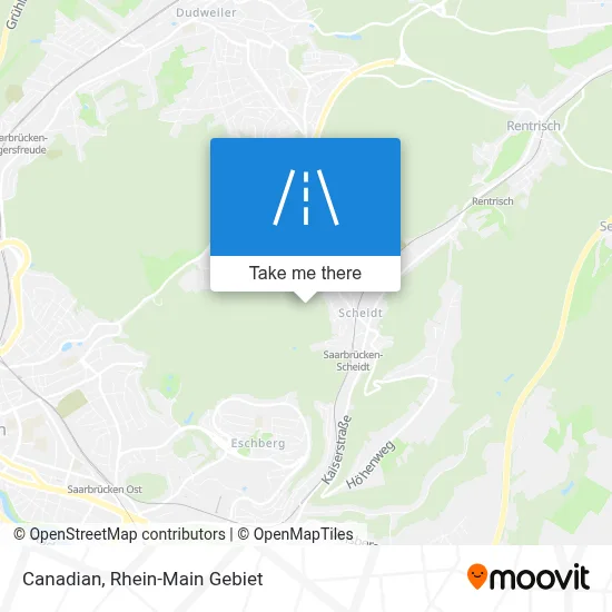 Canadian map