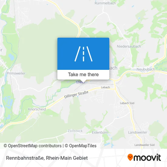 Rennbahnstraße map