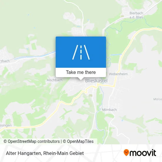 Alter Hangarten map