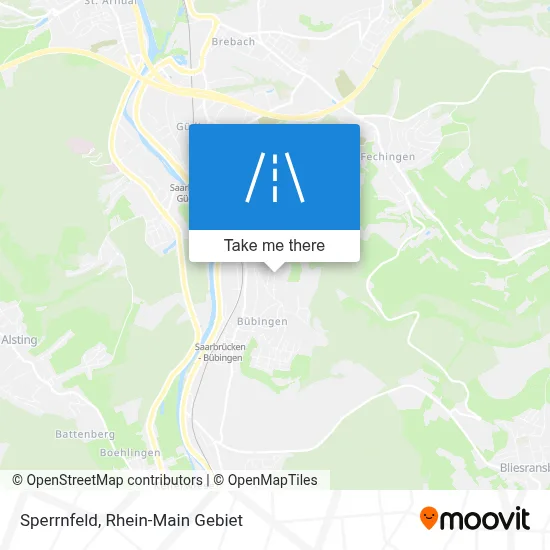 Sperrnfeld map
