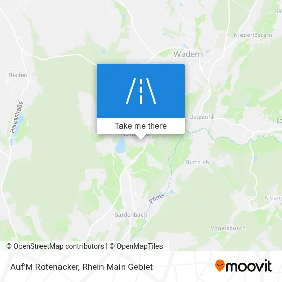 Auf'M Rotenacker map