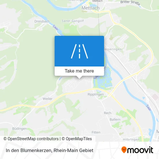 In den Blumenkerzen map