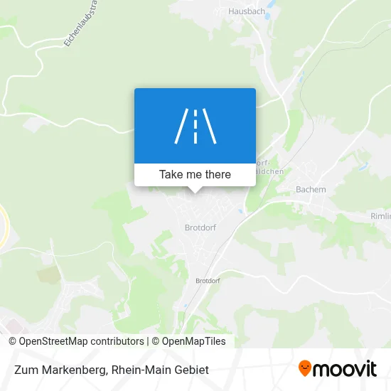 Zum Markenberg map
