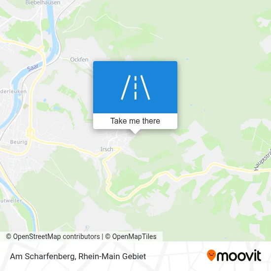 Am Scharfenberg map