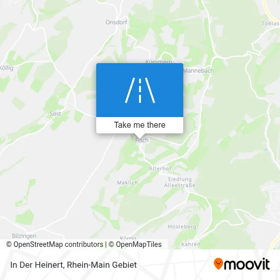 In Der Heinert map