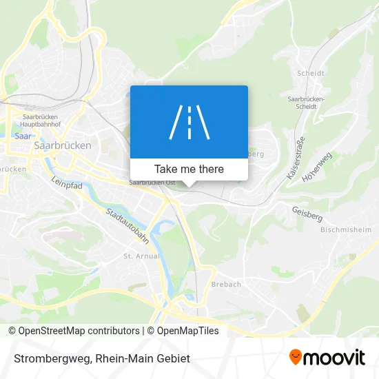 Strombergweg map