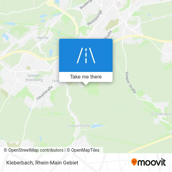 Kleberbach map