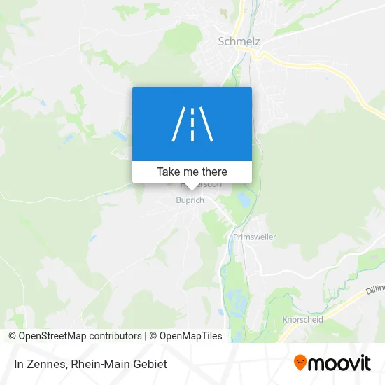 In Zennes map
