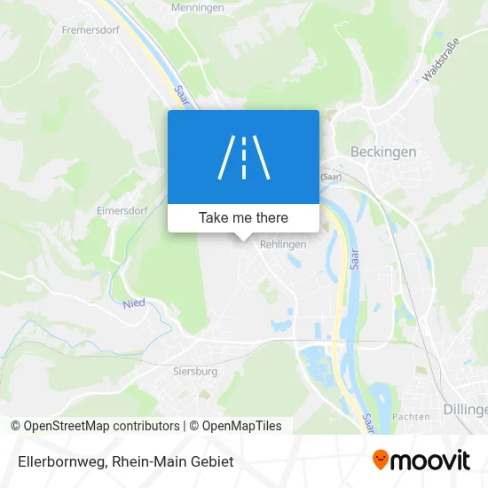 Ellerbornweg map