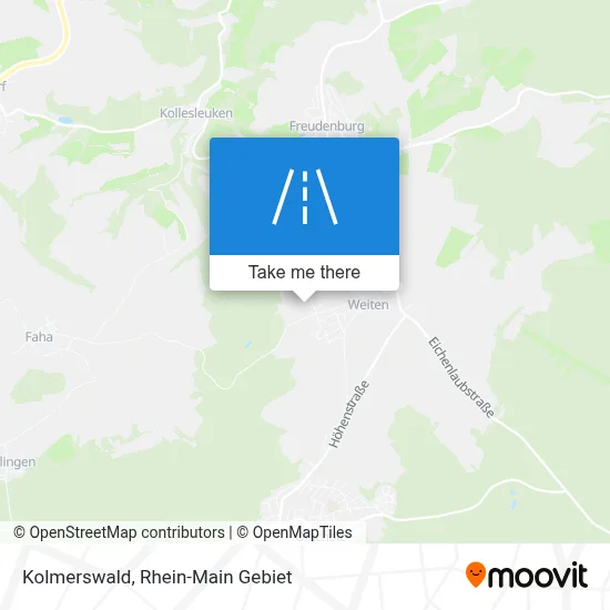 Kolmerswald map