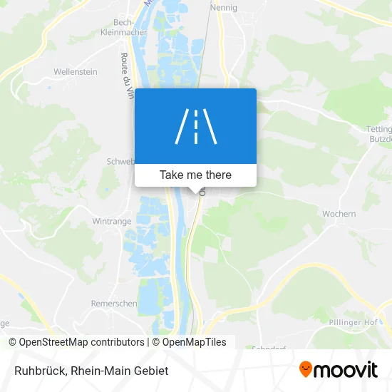 Ruhbrück map