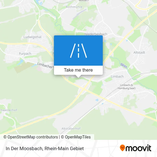 In Der Moosbach map