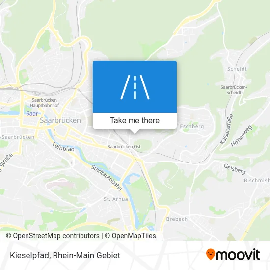 Kieselpfad map