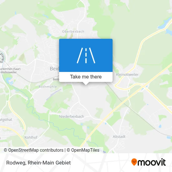 Rodweg map