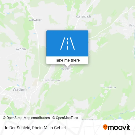 In Der Schleid map