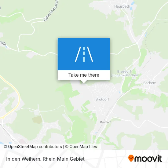 In den Weihern map