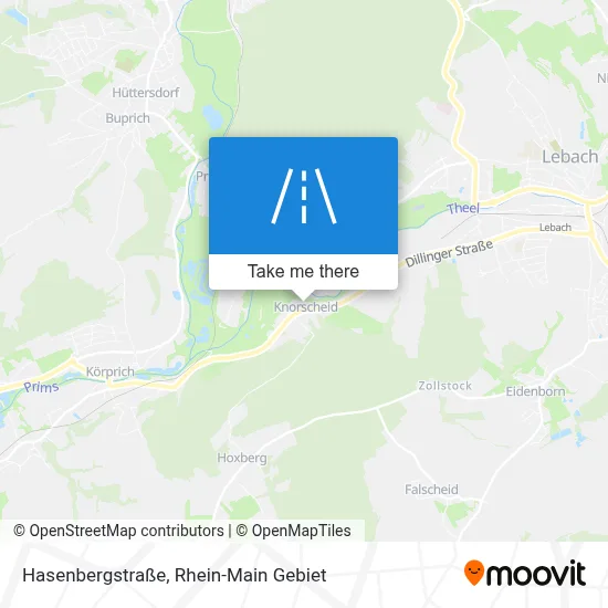 Hasenbergstraße map