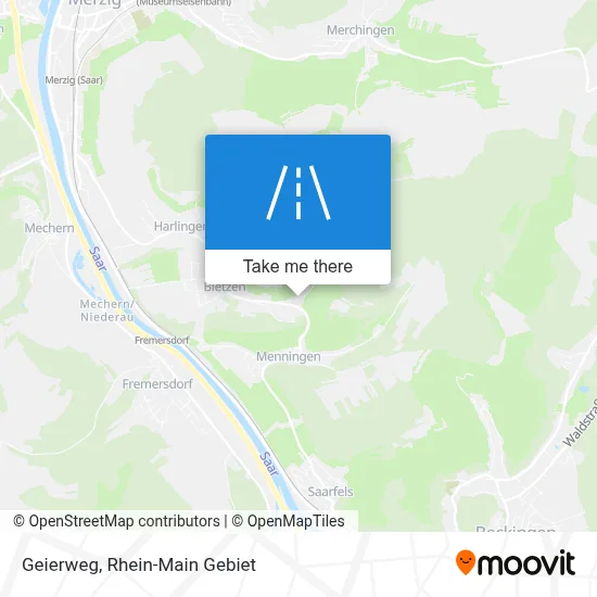 Geierweg map