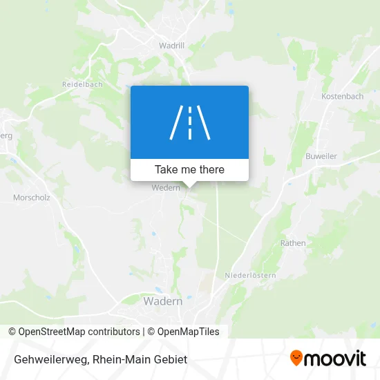 Gehweilerweg map