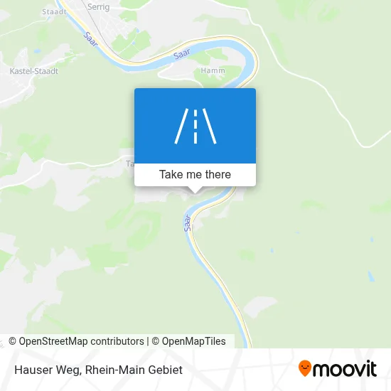Hauser Weg map