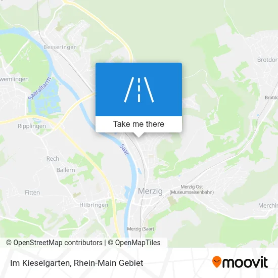 Im Kieselgarten map