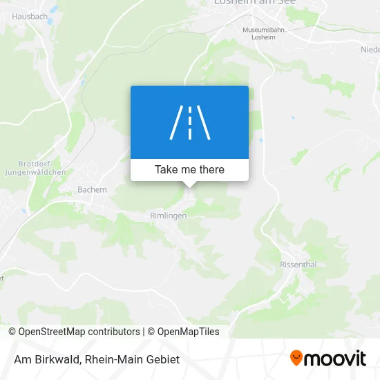 Am Birkwald map