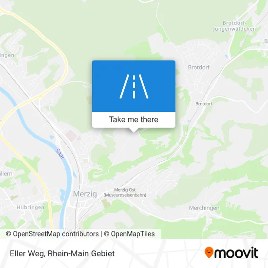 Eller Weg map