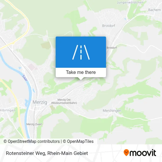 Rotensteiner Weg map