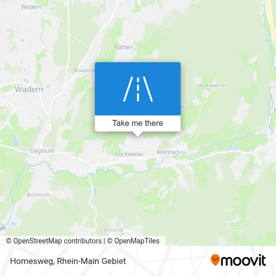 Homesweg map