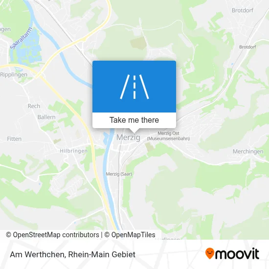 Am Werthchen map