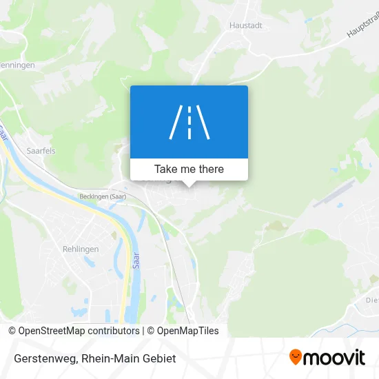 Gerstenweg map