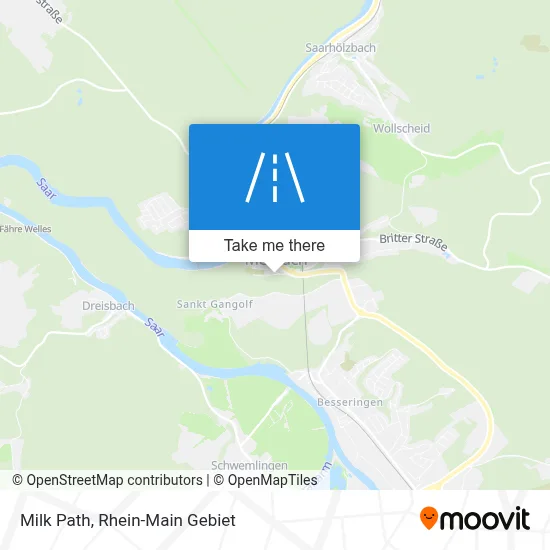 Milchweg map