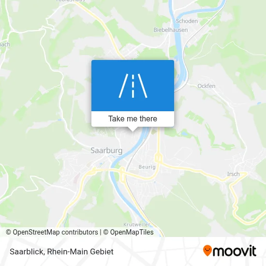 Saarblick map