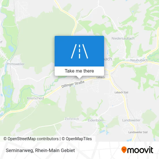 Seminarweg map