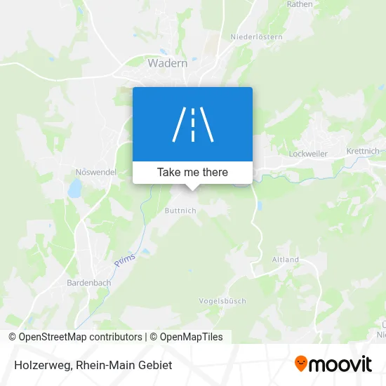 Holzerweg map
