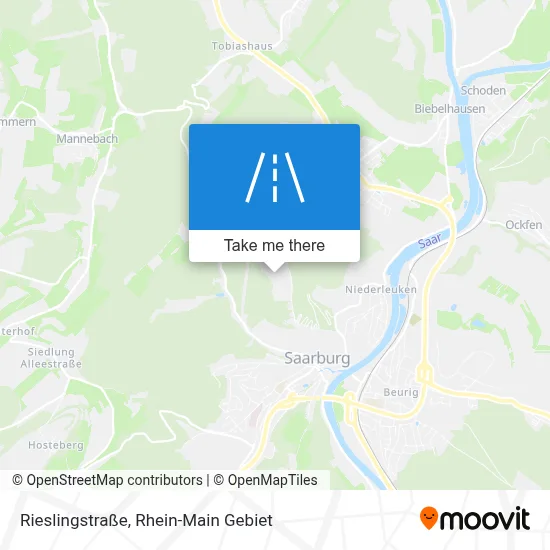 Rieslingstraße map